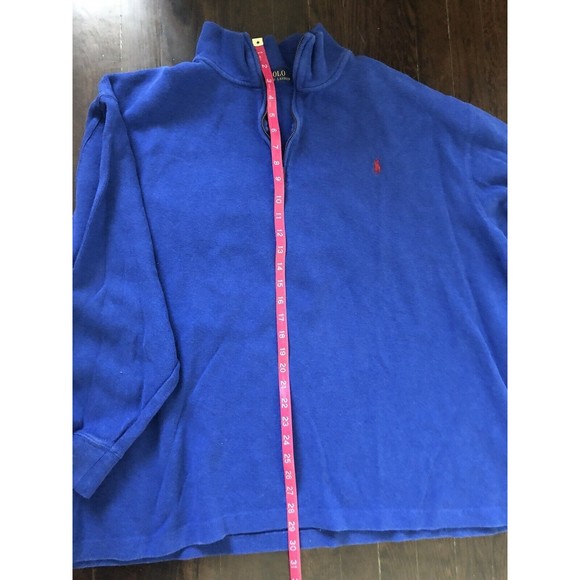 Polo Ralph Lauren Pullover Shirt 1/4 Zip Sweater 2XB Long Sleeve Sweatshirt Cott - Picture 11 of 16